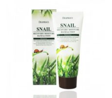 Увлажняющий крем с улиточным муцином для  рук и ног от Deoproce /  snail recovery moisture hand & foot Deoproce 100 ml