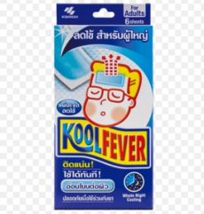 Koolfever Охлаждающий гель для взрослых в коробках по 6 листов / Koolfever Cooling Gel Sheet for Adults boxes of 6 sheets