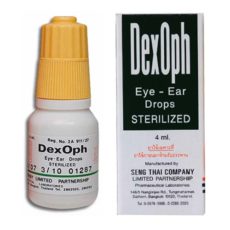 Капли для глаз и ушей DexOph, упаковка 12 шт по 4 мл / DexOph Eye & Ear Drops, set 12 pcs*4 ml