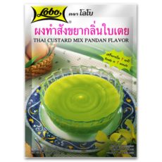 Lobo Custard Powder, со вкусом пандана, размер 120 г. / Spices for Cooking Lobo Thai Custard Mix Pandan Flavour 120gr