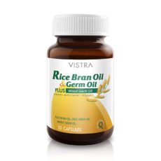 Масло рисовых отрубей Vistra и масло зародышей риса, 20 капсул / Vistra Rice Bran Oil & Rice Germ Oil 20 capsules