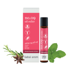 Масляный роллер для ароматерапии 8 мл / Sabai-Arom NO.09 Spot Roller 8 ml.