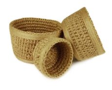 Декор для дома Корзинка из джута / Otop Home decor Jute box