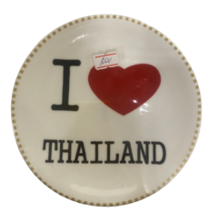 Я люблю Таиланд тарелку сувенир / I Love Thailand Plate Souvenir