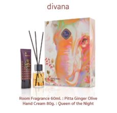 Подарочный набор Арома Диффузор  и крем для рук Divana Erawan / Divana Erawan set aroma diffusor and hand cream