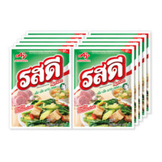Приправа со свиным вкусом Ajinomoto, набор 10 шт по 165гр / Ajinomoto RosDee with pork taste, set 10 packs by 165g.