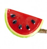 Фигурное мыло ”Красный Арбуз” с натуральной люфой 100 гр / Lufa Soap Red Watermelon 100 g