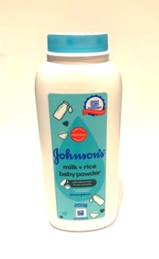 Присыпка для детей Молоко + Рис Johnson's 200 гр / Johnson's Powder Baby Milk + Rice 200 gr