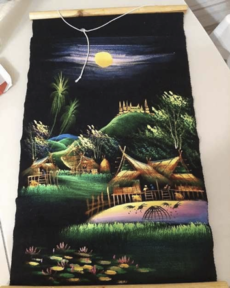 Тайская картина, печать шелкография / Thai Paint Picture