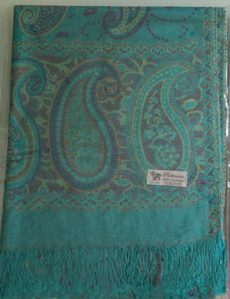 Палантин Бирюзовый Pashmina / Women’s scarf turquoise pashmina
