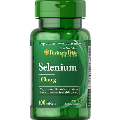 Селениум 200 мкг Puritan's pride, 100 таб / Puritan's pride Selenium 200 mcg, 100 tab