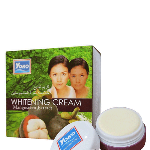 Yoko отбеливающий крем с экстрактом мангустина 4 г / Yoko Whitening Cream Mangosteen Extract 4g