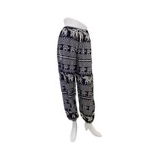 брюки с тайским принтом в виде слонов / Thai Elephant Pattern Pants