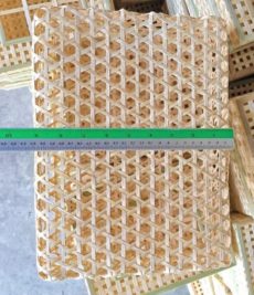 Сплетенная бамбуковая шкатулка площадь / Woven bamboo box square shape