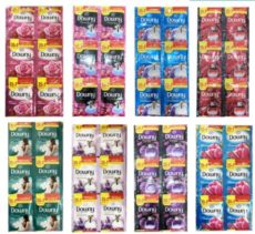 Кондиционер для белья 25 мл, включая ароматизатор, 6 шт./ Downy Softener 25 ml, Mix 6pcs