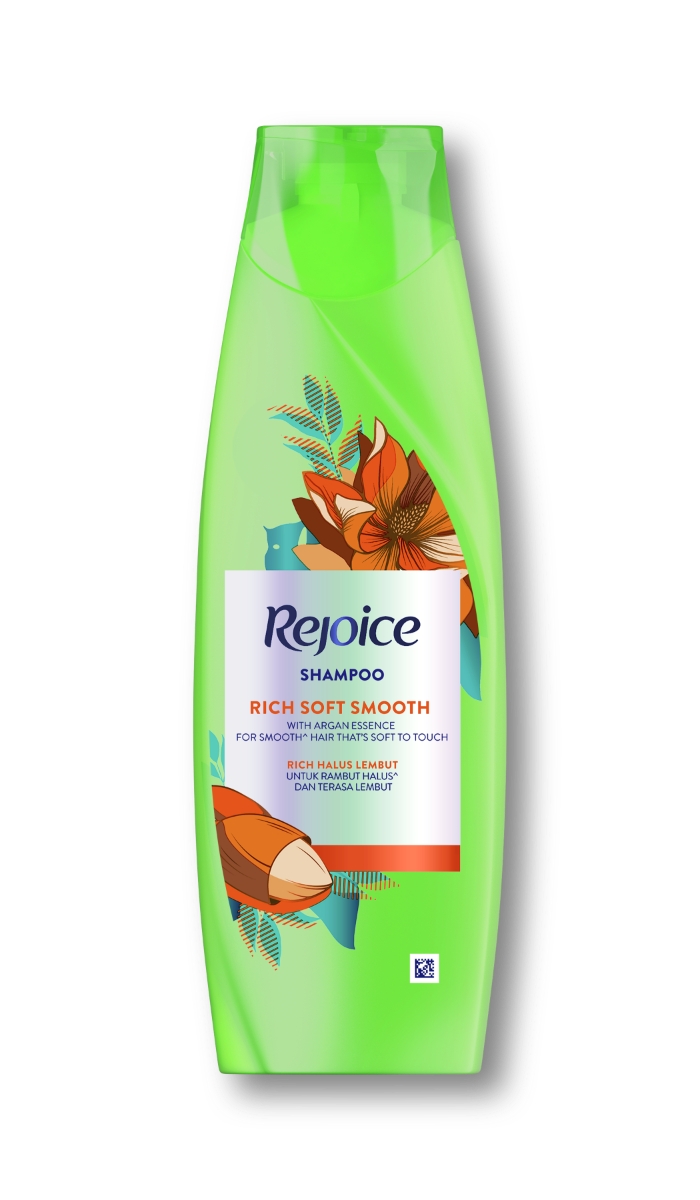 Шамнунь Rejoice Гладкие и мягкие волосы с миндалем, 600 мл / Rich Soft Smooth Shampoo, 600 ml