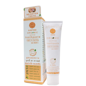 Aimthai Органическая активная зубная паста Bright and Charming Formula 100г / Aimthai Organic active Toothpaste Bright and Charming Formula 100g