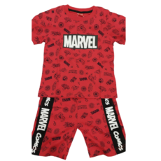 красный костюм с шортами для мальчика Marvel / red suit with shorts for a boy Marvel