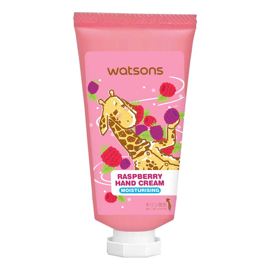 Watsons Крем для рук с малиной 30мл / Watsons Raspberry Hand Cream 30ml