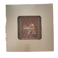 Слон Фото Золотая Рамка 4 / Elephant Photo Gold Frame 4