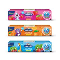 Детская зубная паста-гель Микс фруктов Kodomo набор 6*40гр / Kodomo Mix Fruits Kids Toothpaste Gel set 6*40 gr