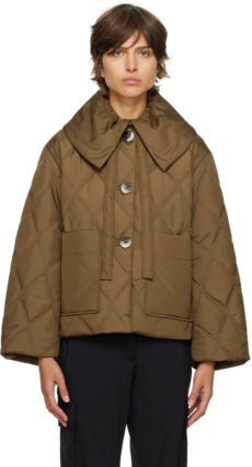 Стеганое пальто Ganni / Ganni Quilted Coat