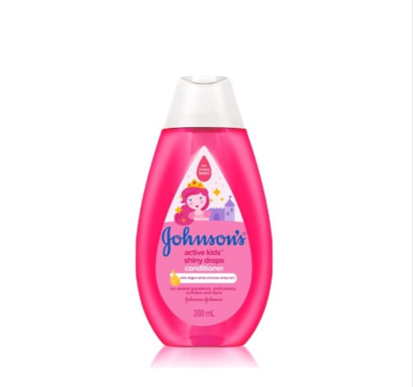 JOHNSON'S Детский шампунь для волос «Блестящие локоны» 200 мл / JOHNSON'S shampoo shiny drops 200 ml