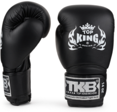 Боксерские перчатки Top King Super Velcro Black./Top King Boxing Gloves Super Velcro Black.