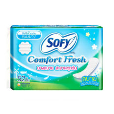 Прокладки гигиенические Sofy Comfort Fresh 52 шт. / Sanitary Napkin Sofy Comfort Fresh 52 pcs