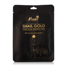 Moods Skin Care Snail Gold Starry Tissues Mask 38 мл*10 шт. / Moods Skin Care Snail Gold Starry Tissues Mask 38 ml *10 PCS