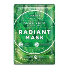 Watsons Aloe Vera Сияющая маска для тканей, 1 лист. / Watsons Aloe Vera Radiant Tissues Mask 1sheet.