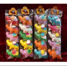 Клавичный матч ткани 5 шт. / Fabric Elephant keychain Set 5pcs