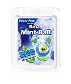 Ботан Мятный Шарик Конфеты Оригинальные Свежие 4г / Botan Mint Ball Original Fresh Candy 4g