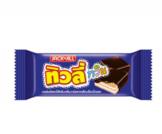 Вафли Tivoli Twin со сливочной начинкой и шоколадной глазурью (10 г x 6 шт.)/Tivoli Twin Vanilla Flavored Cream Filled Chocolate Coated Wafer (10gx 6pcs)