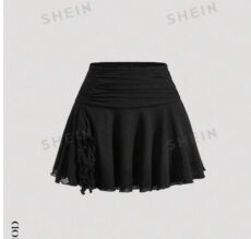 Юбка SHEIN MOD, черный sw2302240705226209 КОСМЕТИЧЕСКАЯ/SHEIN MOD skirt, black sw2302240705226209 COSMETIC