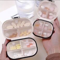 набор таблетниц 2х размеров 12шт / set of pill boxes 2 sizes 12pcs