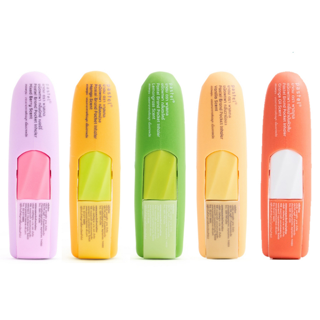 Карманный ингалятор Pastel 1,5 мл с фруктовым ароматом / Pastel Pocket Inhaler 1.5 ml Fruity Scent