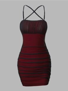 SHEIN EZwear платье с рюшамиsw2203072241221244 косметический/SHEIN EZwear ruffled dresssw2203072241221244COSMETIC
