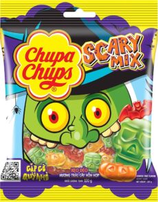 Chupa Chups Scary Mix желейный микс из фруктов 100 г/Chupa Chups Scary Mix Jelly Mixed Fruits 100g