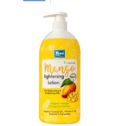 ОСВЕТЛЯЮЩИЙ ЛОСЬОН YOKO TROPICAL MANGO (400 мл)./YOKO TROPICAL MANGO LIGHTENING LOTION) 400 ml.