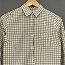 Коричневая клетчатая рубашка Uniqlo / Uniqlo Brown Plaid Shirt