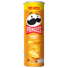 Pringles картофельные чипсы сырно аромат 97 г / PRINGLES Potato Chips Cheesy Cheese Flavor 97g