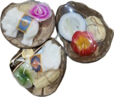Набор из 3 мыл из кокосовой скорлупы Nutsarang / Nutsarang Coconut Shell Soap Set 3pcs