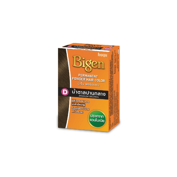 Порошок Bigen 6 г. (D Medium Brown) * 12 шт. / Bigen powder 6g. (D Medium Brown) * 12 pcs