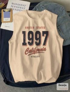 Летняя майка Manfinity Joysei, короткие рукава sm2406110939847042/Manfinity Joysei Summer tank top, short sleeves sm2406110939847042