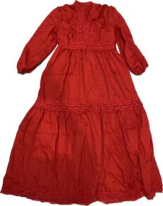 платье макси красного цвета SASHIK / SASHIK red maxi dress