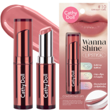 Помада Cathy Doll Wanna Shine 3 г №10 Dreamy Girl / Cathy Doll Wanna Shine Lipstick 3g #10 Dreamy Girl