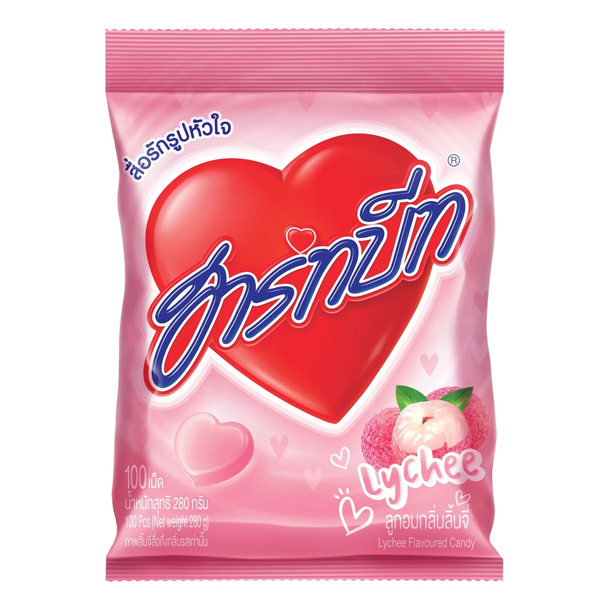 Конфеты Hartbeat Lychee 280 г / Hartbeat Lychee Candy 280g