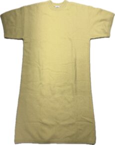 Длинное трикотажное платье цвета заварного крема / Custard yellow long knit dress
