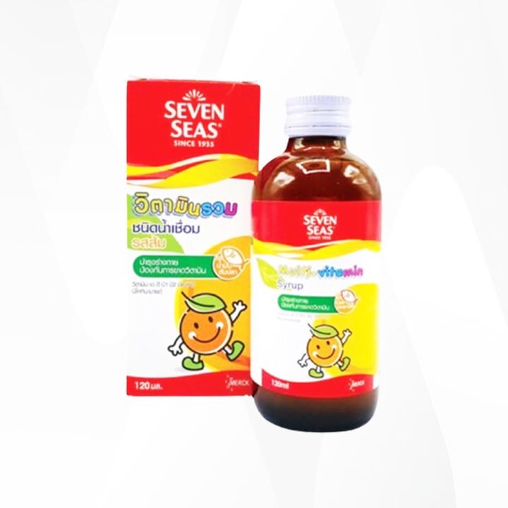 Мультивитаминный сироп Seven Seas 120 мл / Seven Seas Multi-Vitamin Syrup 120 ml.